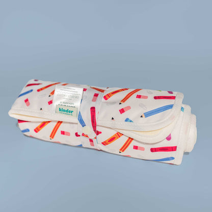 Ultra-Soft Bamboo Machine Washable and Wipeable Diaper Change Mat