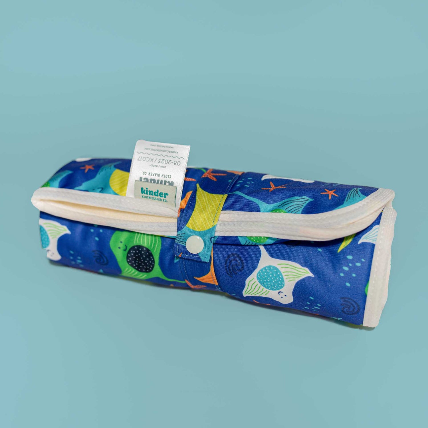 Ultra-Soft Bamboo Machine Washable and Wipeable Diaper Change Mat