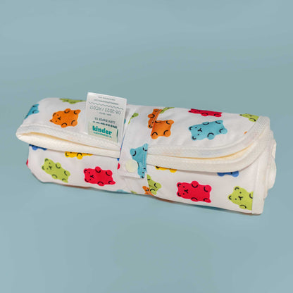 Ultra-Soft Bamboo Machine Washable and Wipeable Diaper Change Mat