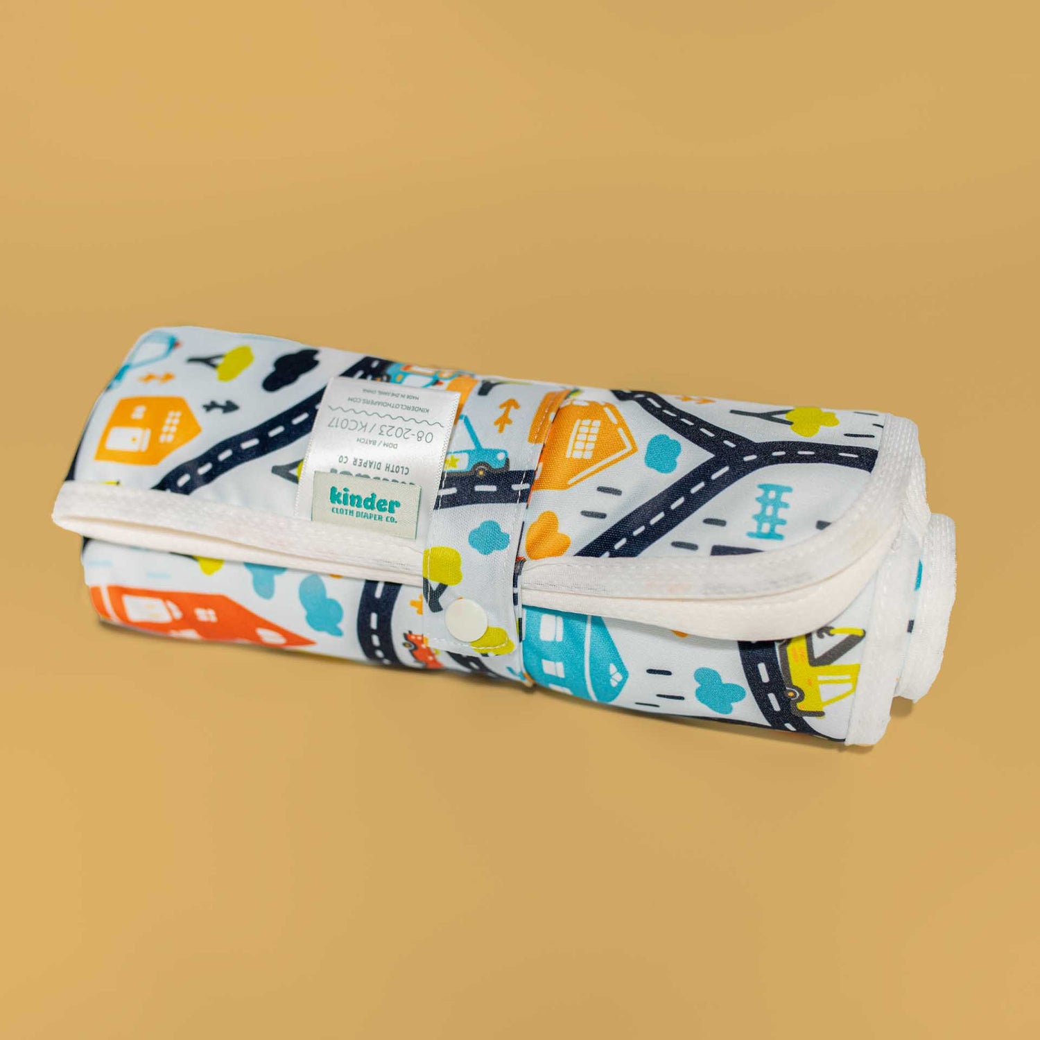 Ultra-Soft Bamboo Machine Washable and Wipeable Diaper Change Mat