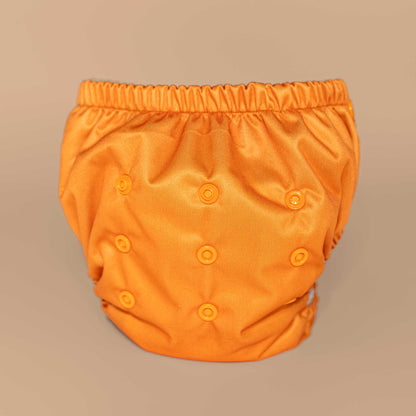 reusable cloth training pants for toddlers learning to use the potty wet feeling reusable pull up solid orange