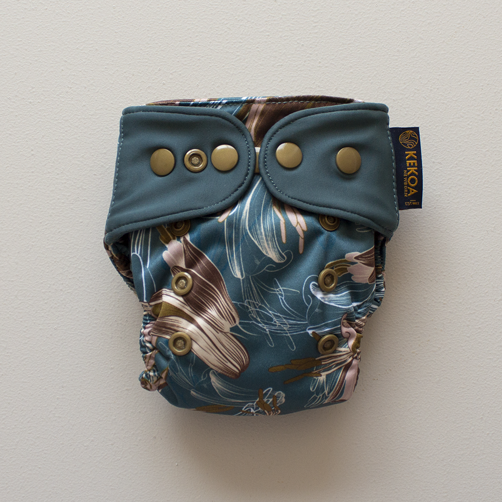 Kekoa: Premium Hybrid NEWBORN Nappy 4-15 pounds