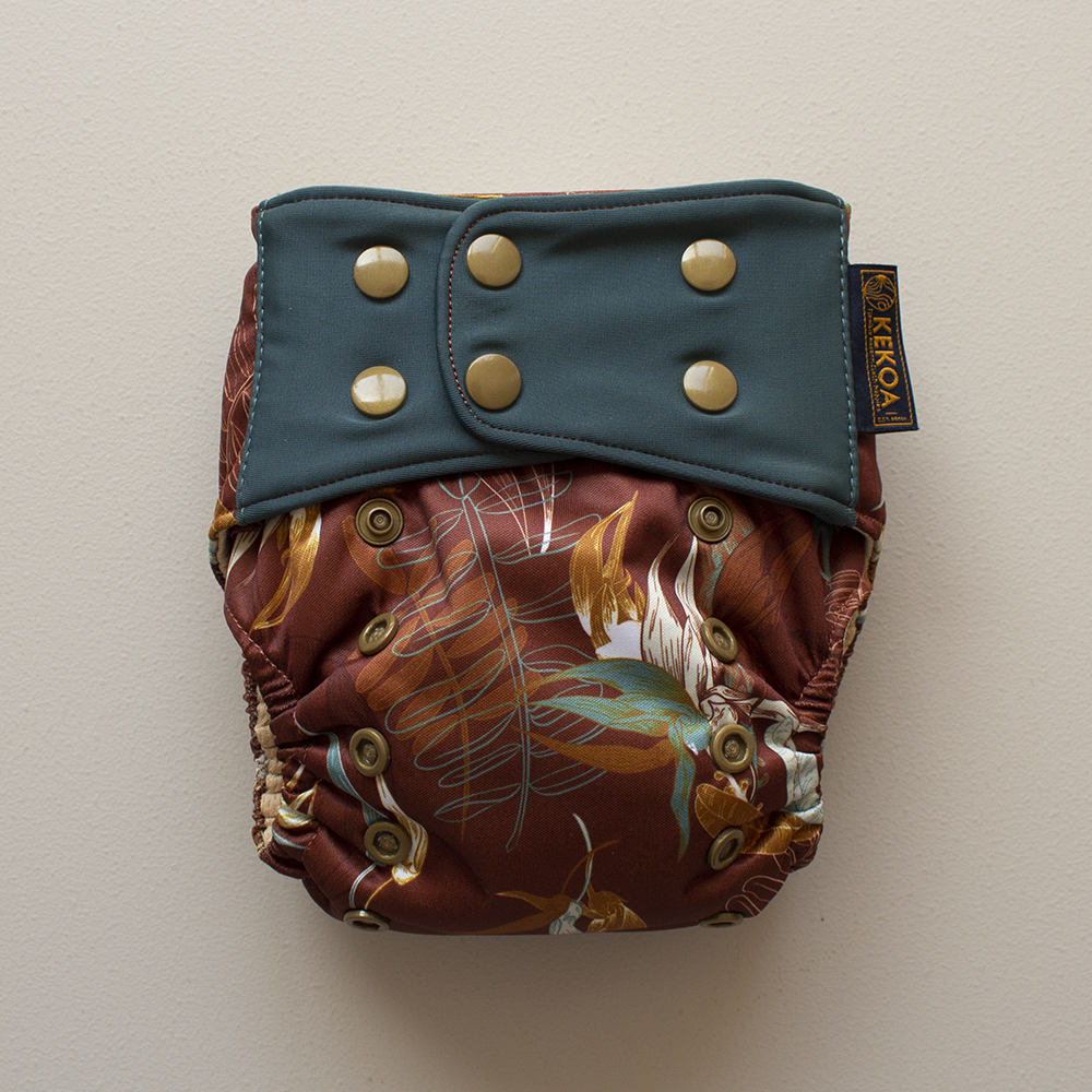 Kekoa: Premium Hybrid One Size Nappy 6-42 pounds