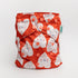 modern reusable pocket style cloth diaper with hearts valentines love print bright bold and colorful kinder cloth diaper company