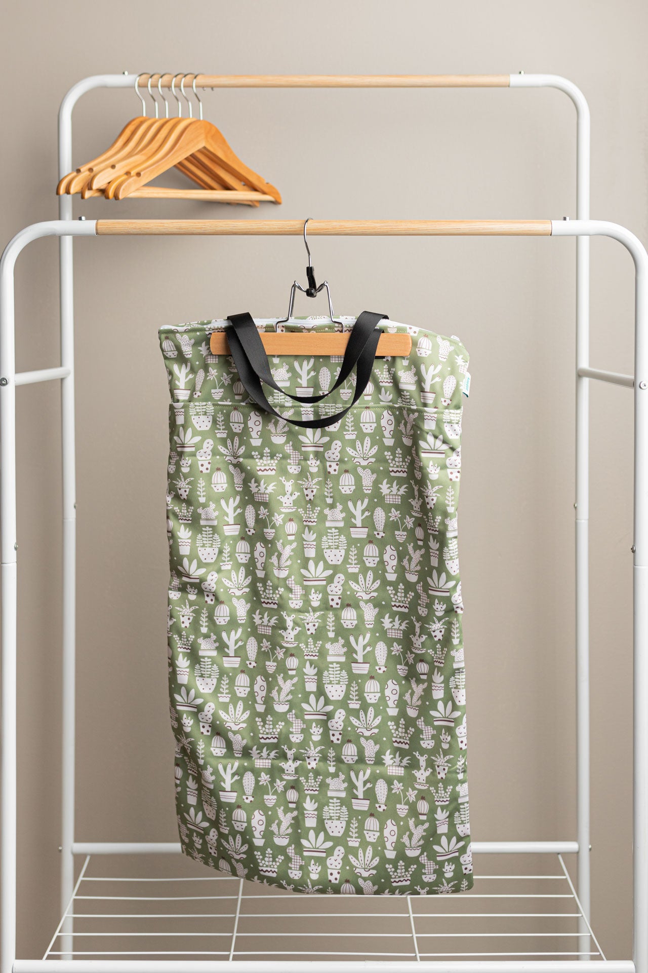 large waterproof laundry bag washing bag wet bag diaper storage bag succulent cactus printed diaper storage bag