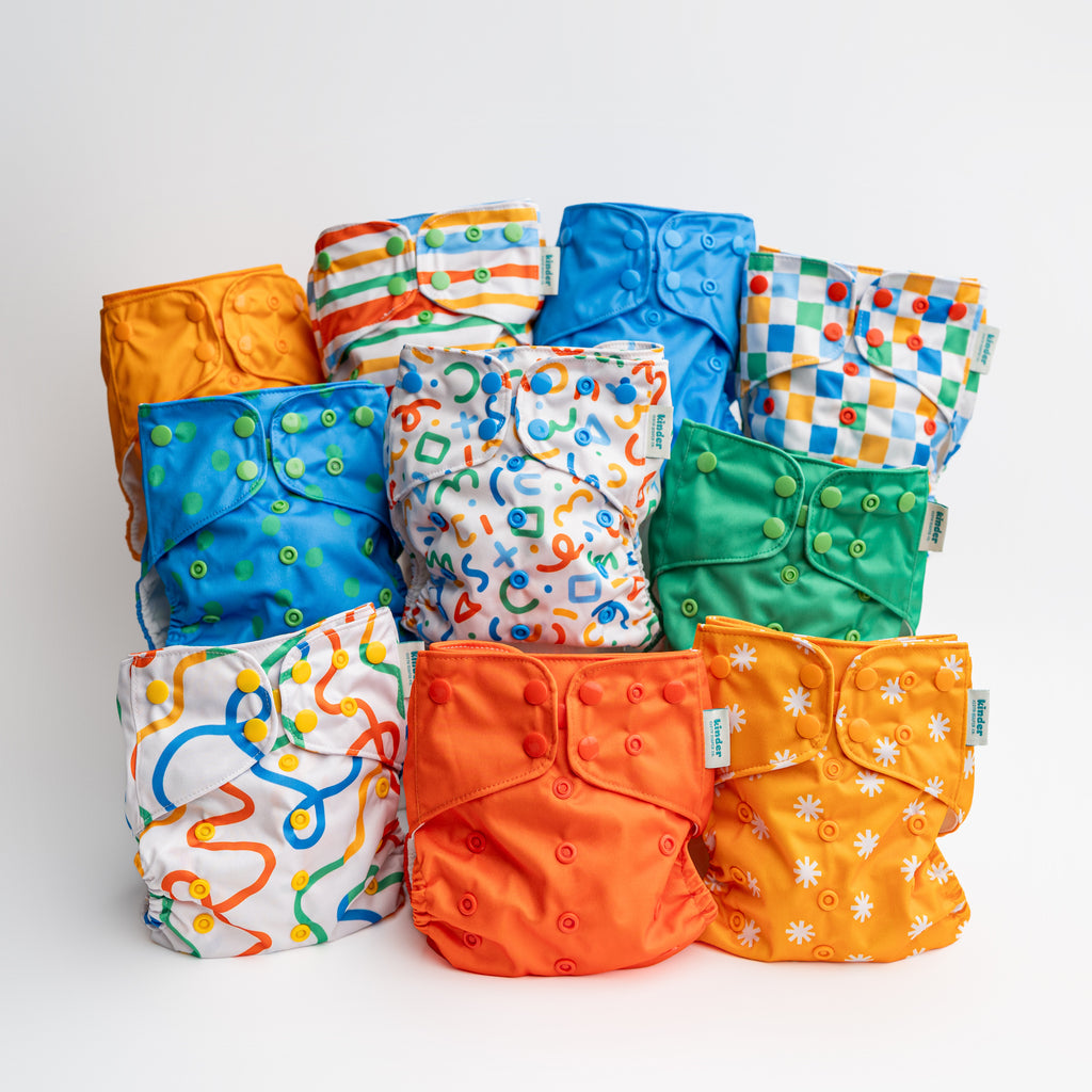 Cerulean - Essential Pocket Diaper - Solid - One Size