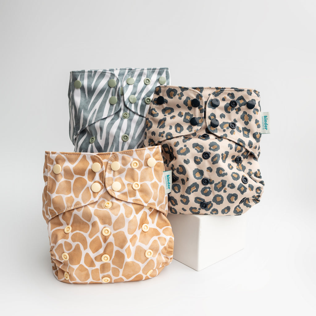 Zebra - Essential Pocket Diaper - Animals - One Size