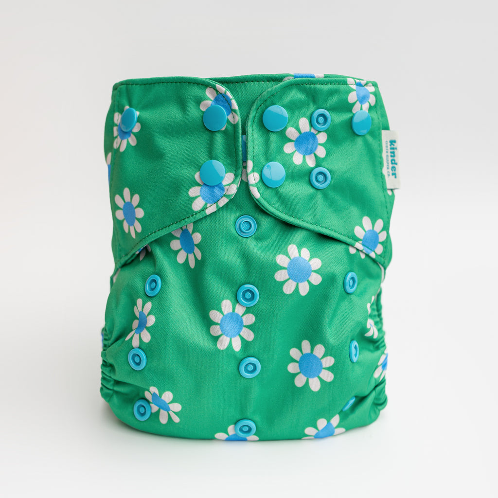 Daisy May - Essential Pocket Diaper - Floral - One Size