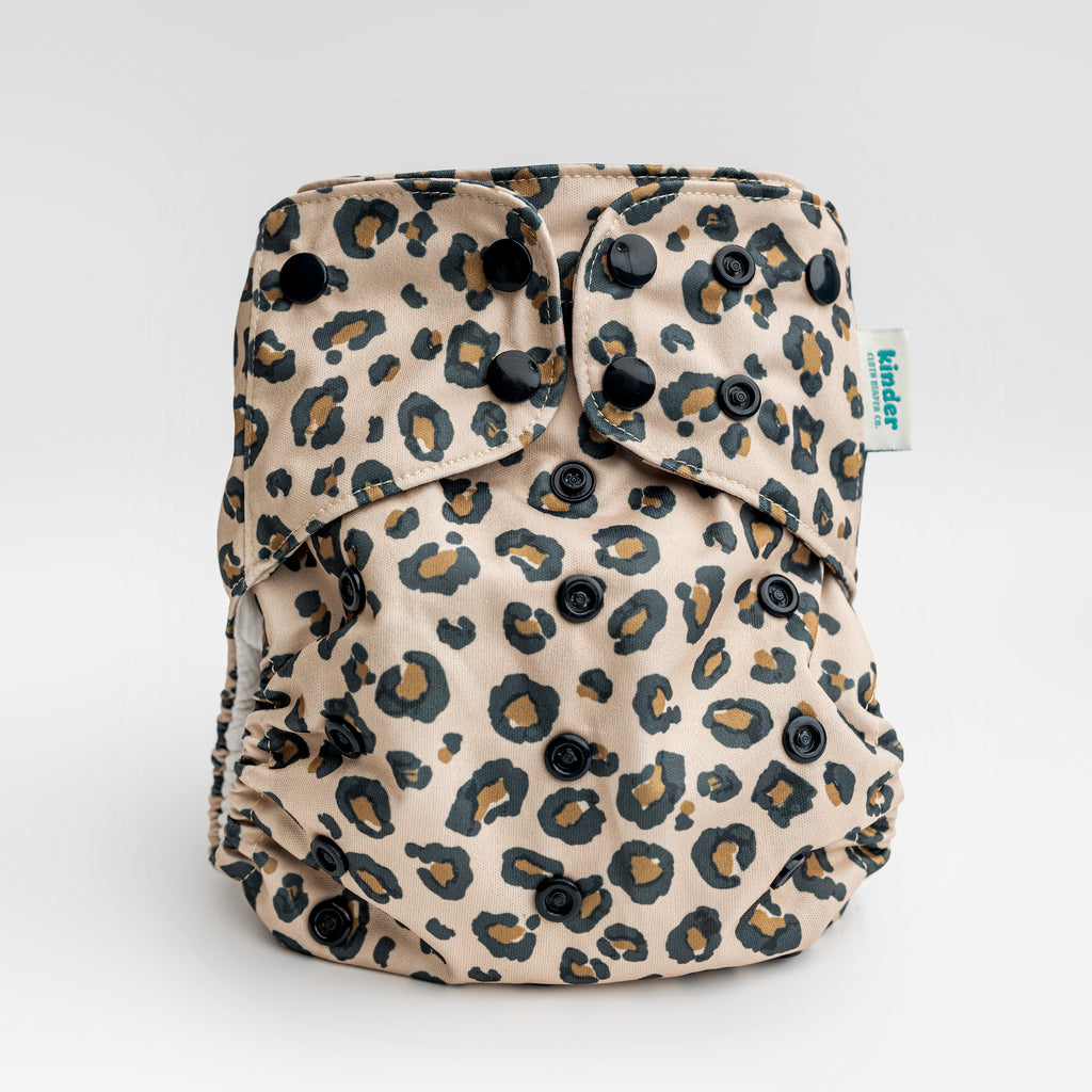 Leopard - Essential Pocket Diaper - Animals - One Size