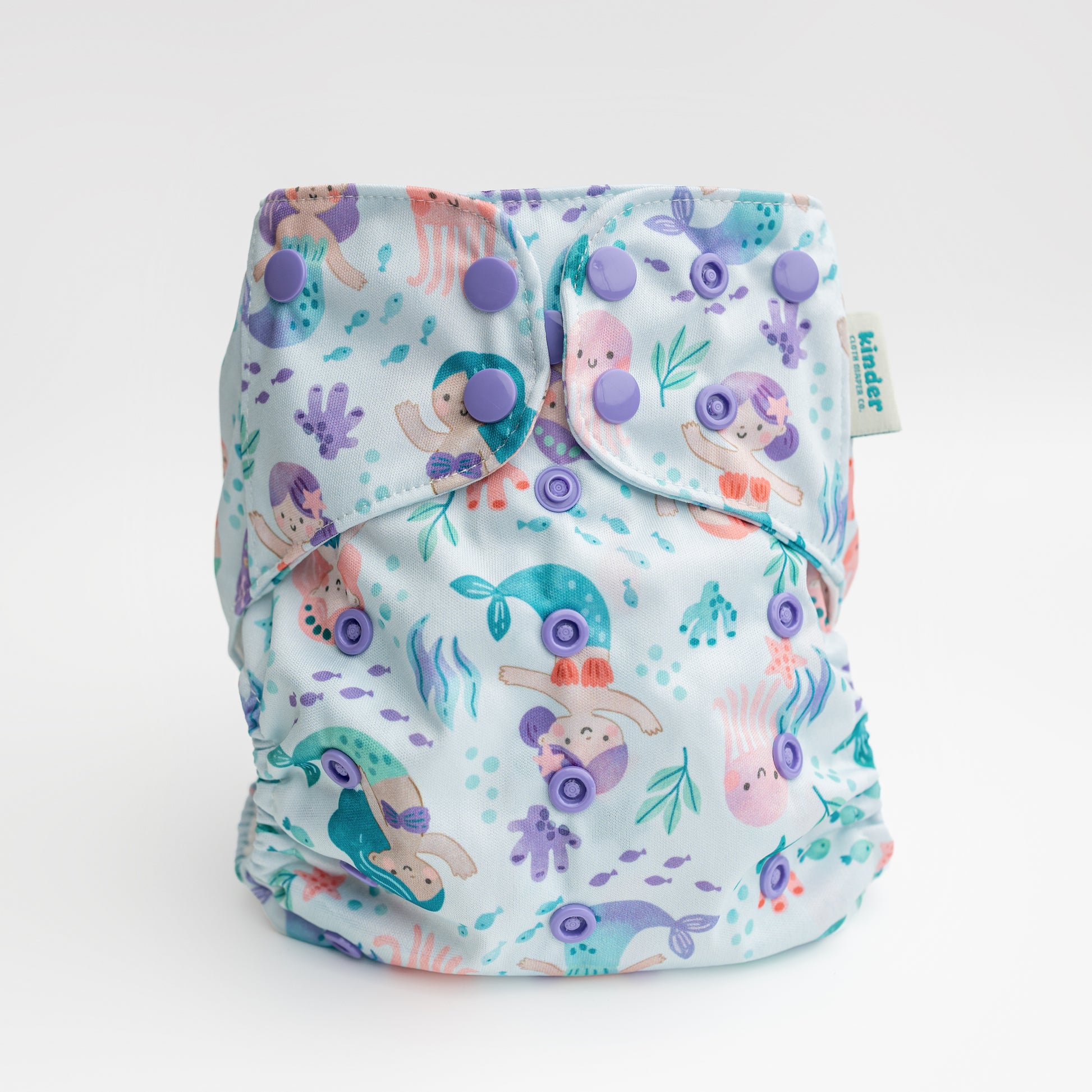 Mermaid Waves - Essential Pocket Diaper - Animals - One Size