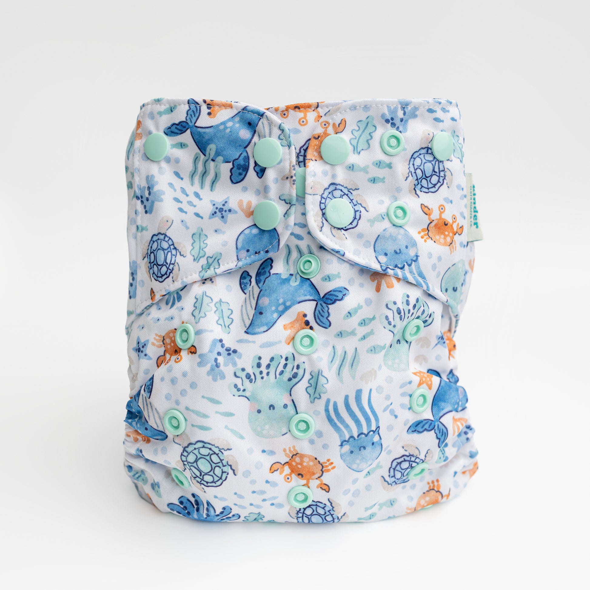 Ocean Wonder - Essential Pocket Diaper - Animals - One Size