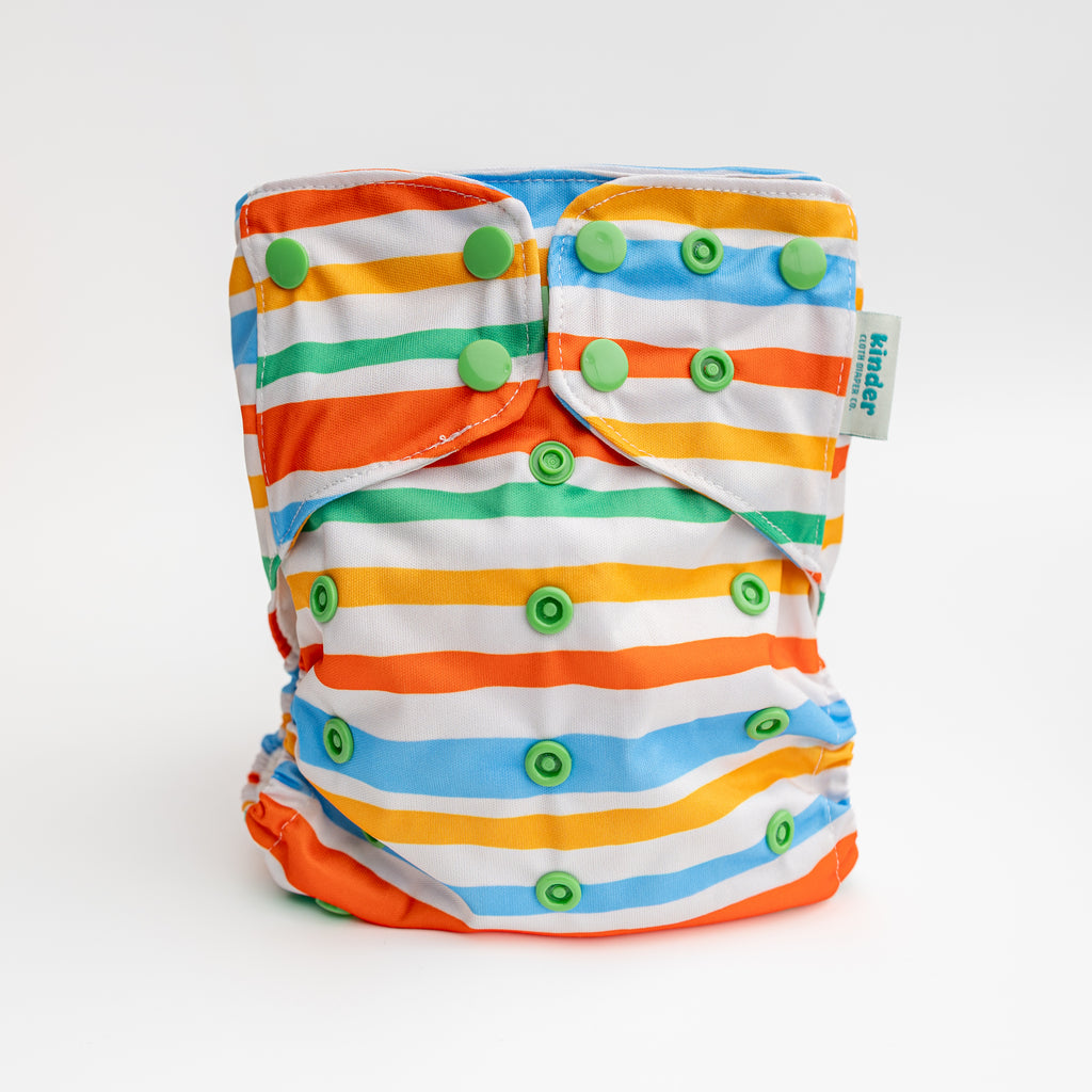Primary Parade - Essential Pocket Diaper - Abstract - One Size