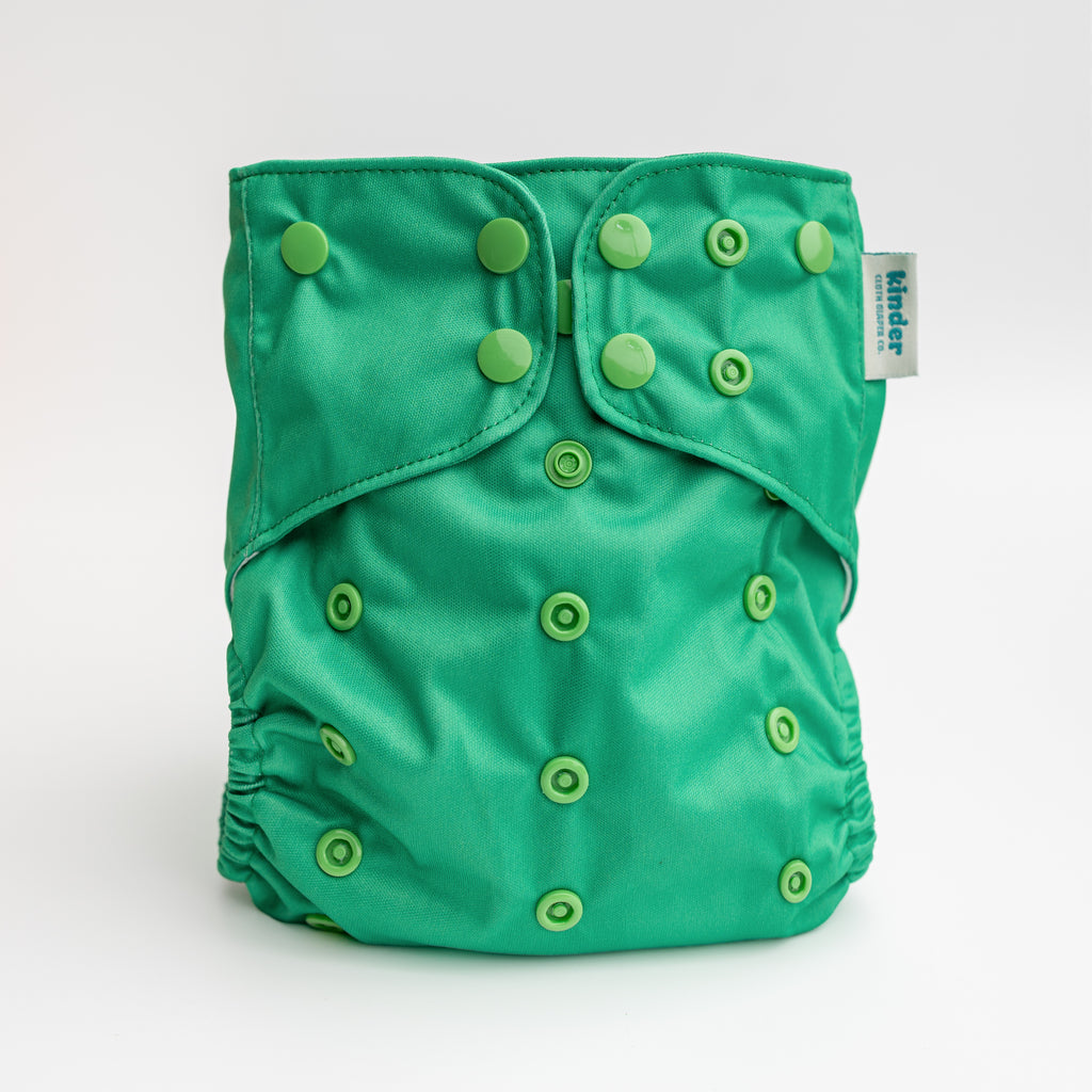 Screaming Green - Essential Pocket Diaper - Solid - One Size
