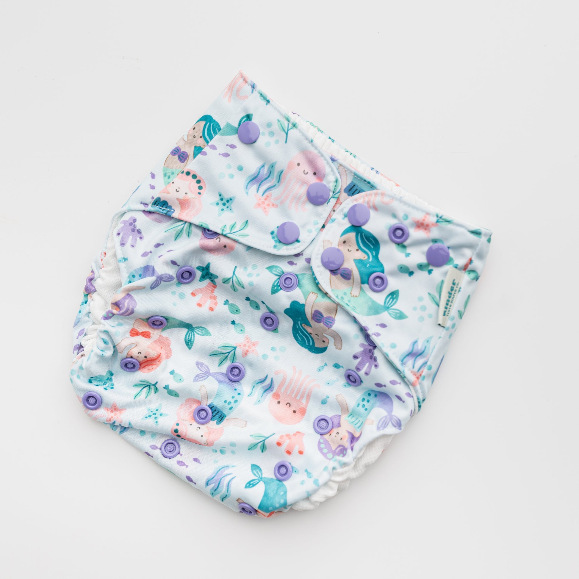 Mermaid Waves - Reusable Swim Diaper - Animals - One Size