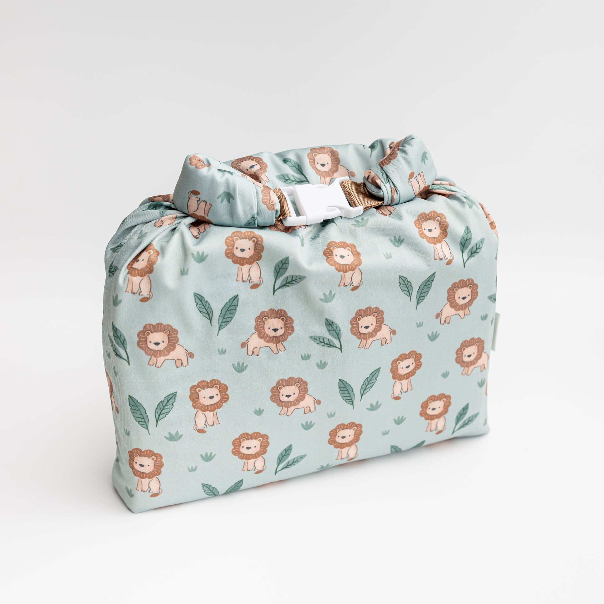 Lion Lullaby - Travel Wet Bag - Roll Top Closure - Small