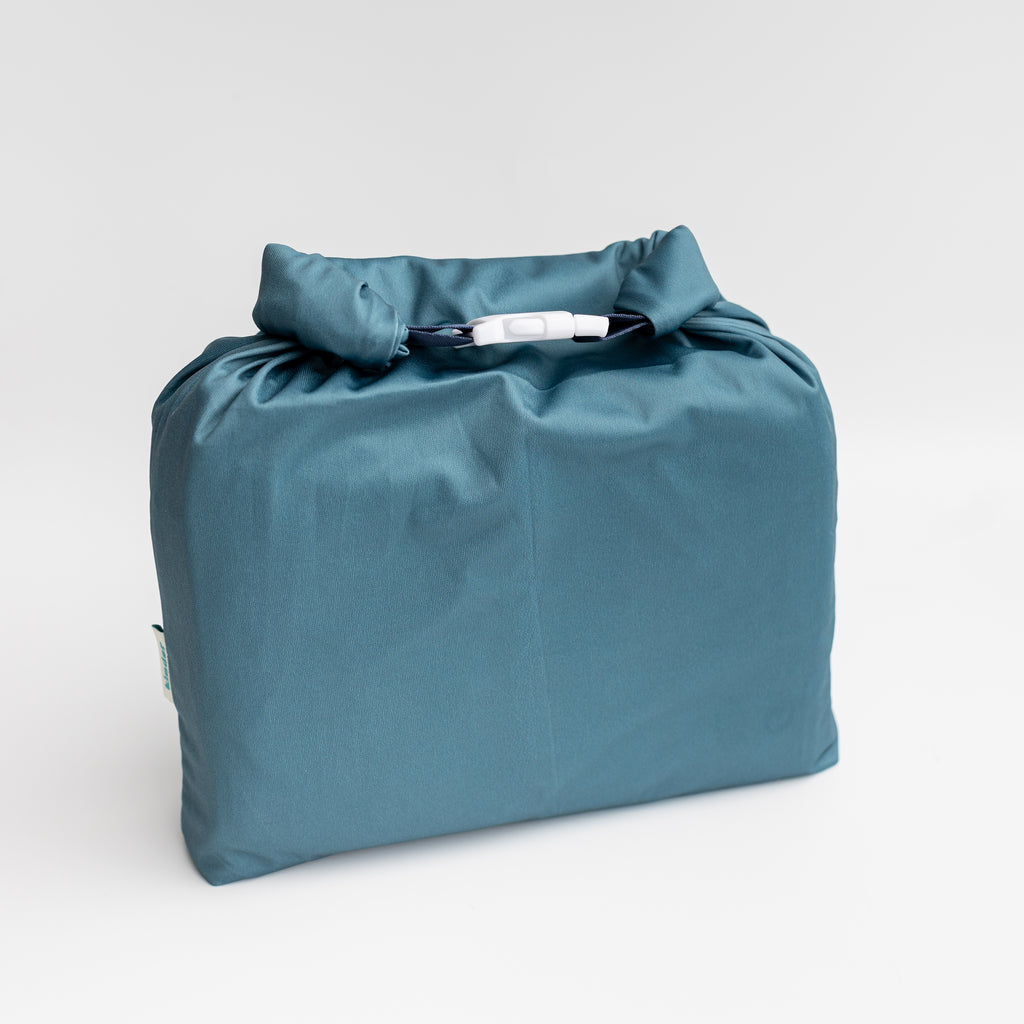 Teal - Travel Wet Bag - Roll Top Closure - Small