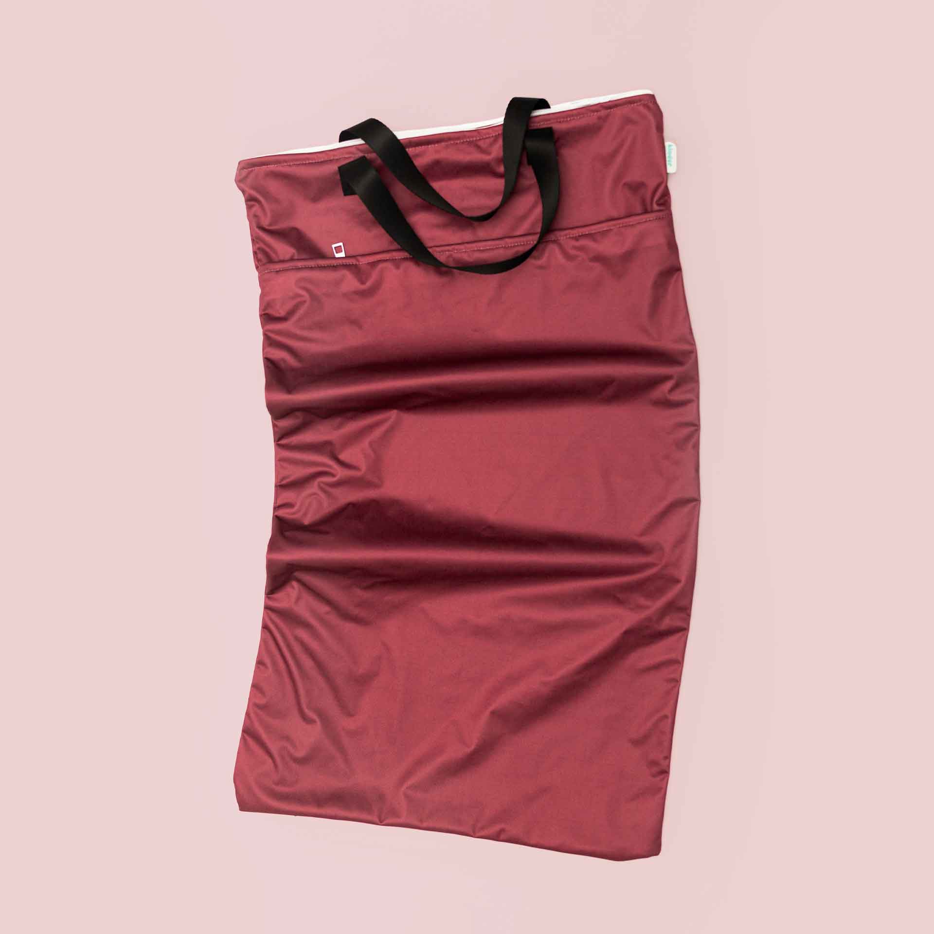 Large Zipper Hanging Wet Bag, Laundry Bag with Handles