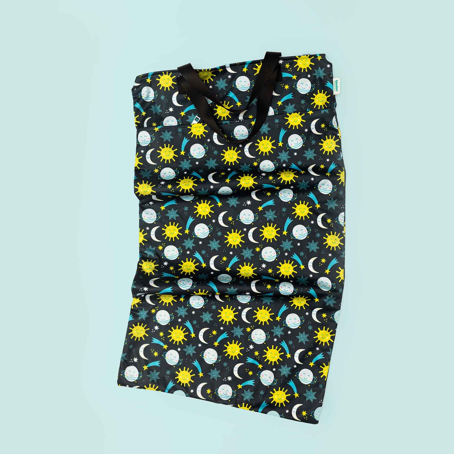 Large Zipper Hanging Wet Bag, Laundry Bag with Handles