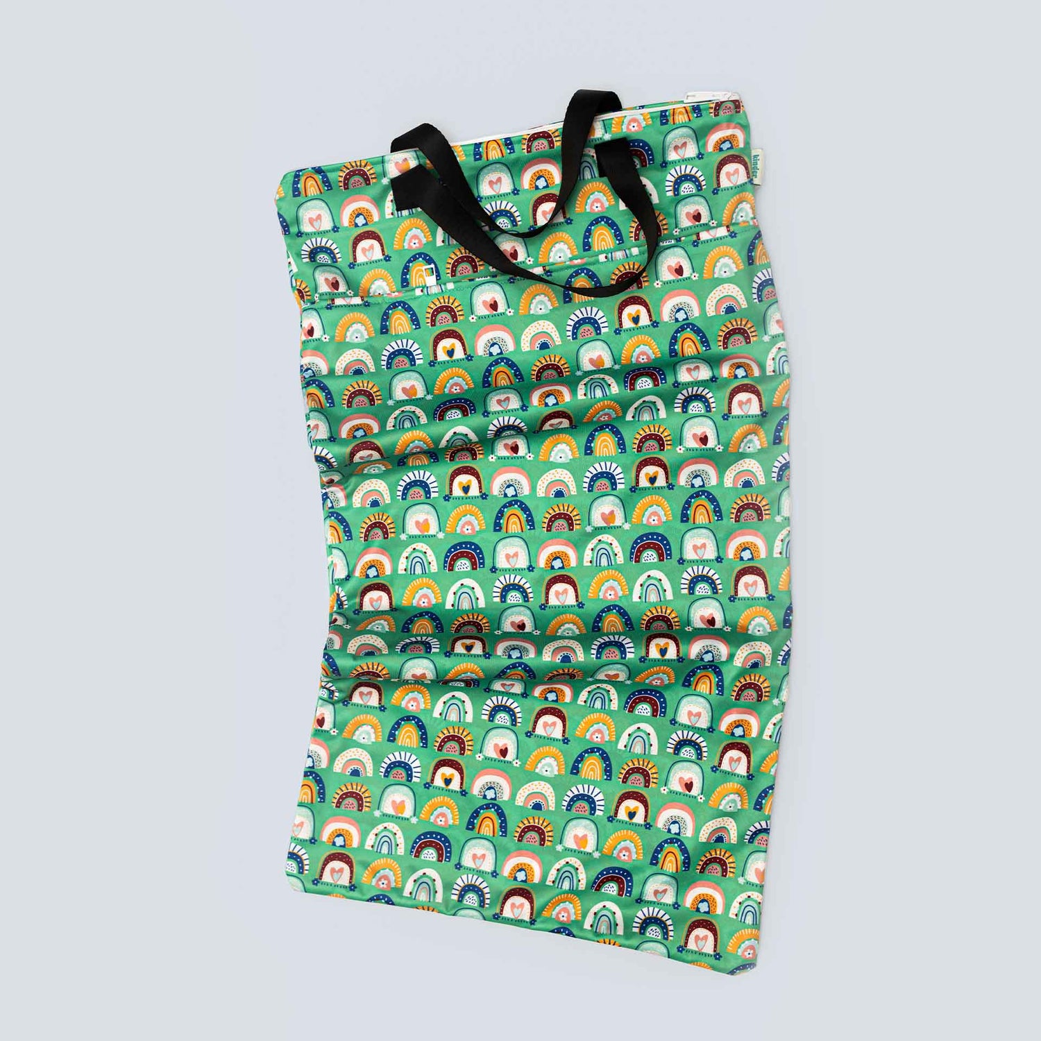 Large Zipper Hanging Wet Bag, Laundry Bag with Handles