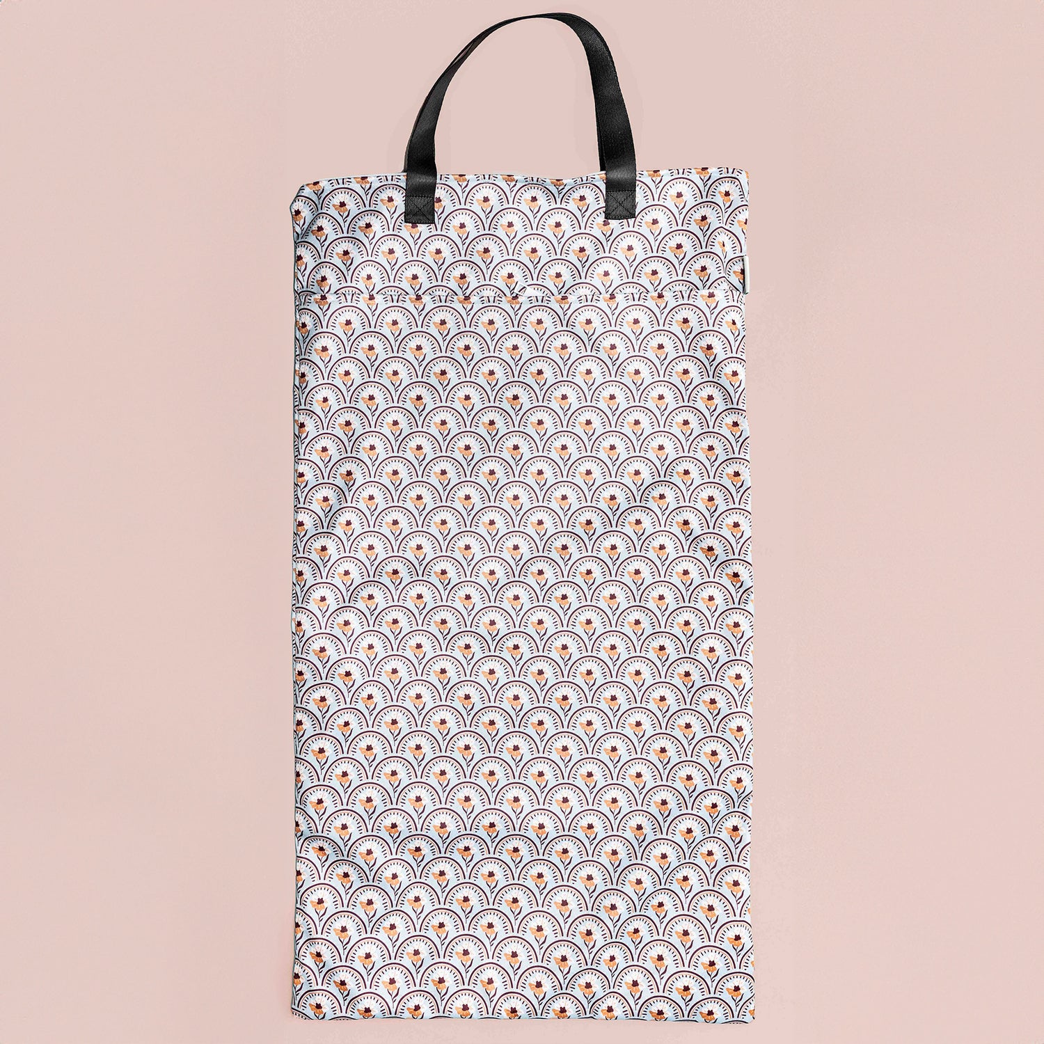 Large Zipper Hanging Wet Bag, Laundry Bag with Handles