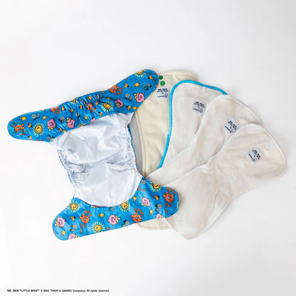 Character print cloth diapers ready to ship miss mr reusable licensed cloth diapers