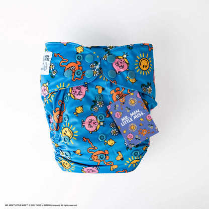 Little Miss Mr Men Reusable Nappies Diapers Modern Cloth Nappies Baby Waterproof Diaper Shell Shop Monarch in the US