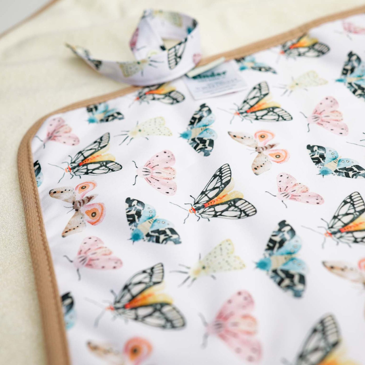 Majestic Moths Watercolor Change Mat