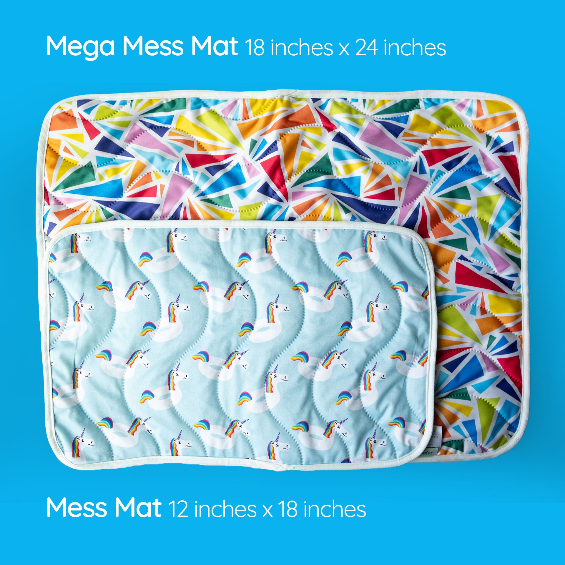 MEGA Mess Mats Travel Place Mat Machine Washable