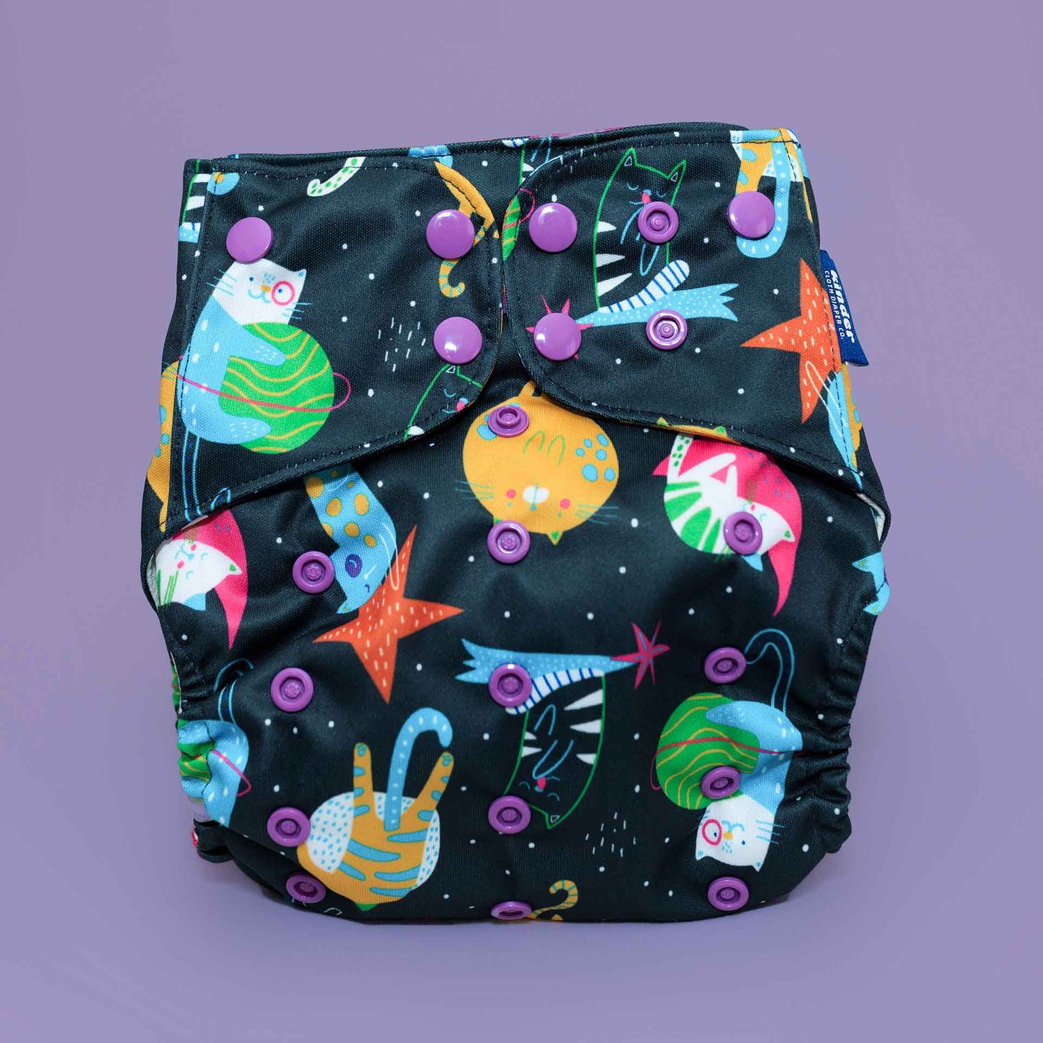modern reusable pocket style cloth diapers with cats outerspace space meow pittsburgh best pocket cloth diaper brands