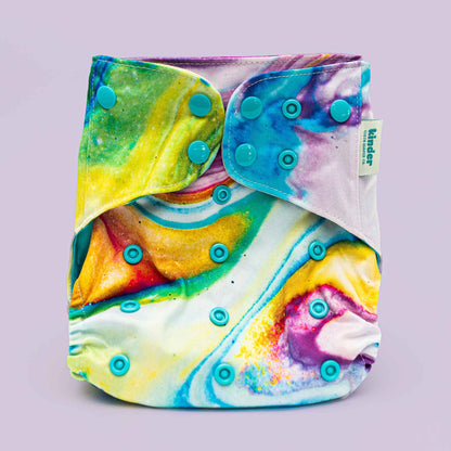 Abstract: Essentials Pocket Cloth Diaper with Athletic Wicking Jersey, Grows with your Baby