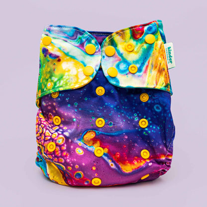 Abstract: Essentials Pocket Cloth Diaper with Athletic Wicking Jersey, Grows with your Baby