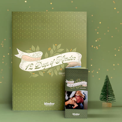 12 Days of Kinder Holiday Advent Countdown Calendar