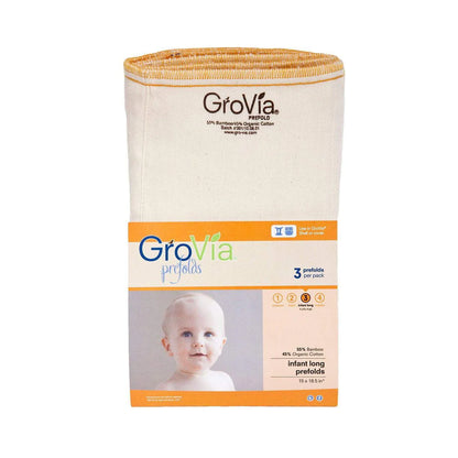 Grovia Prefold Cloth Diaper Absorbency (3 Pack)