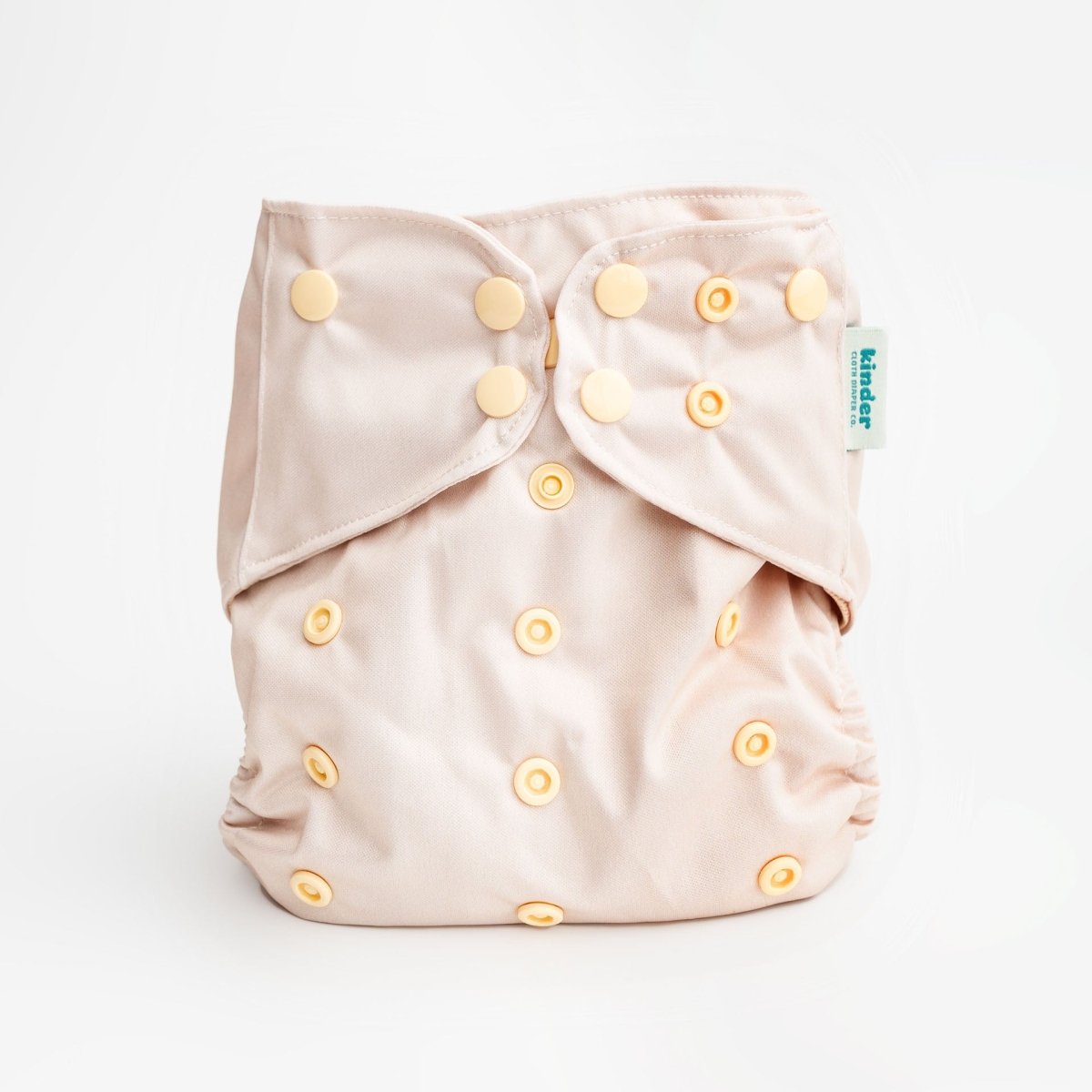 Almond - Warm Neutrals - Modern - Cloth - Diapers - Pocket Diaper - Kinder Cloth Diaper Co. - Pittsburgh - Based - Small - Business - Woman - Owned