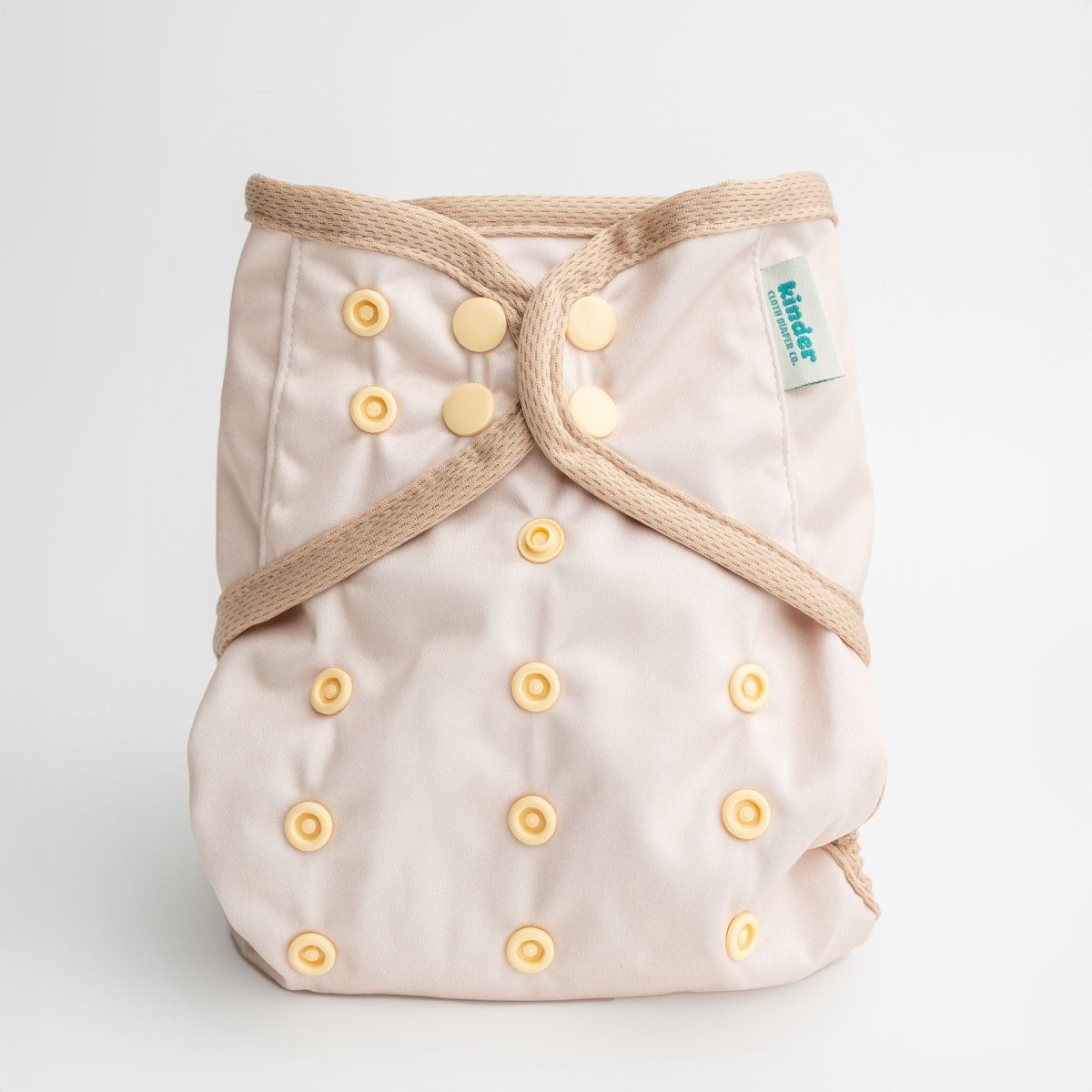 Almond - Warm Neutrals - Modern - Cloth - Diapers - Diaper Cover - Kinder Cloth Diaper Co. - Pittsburgh - Based - Small - Business - Woman - Owned