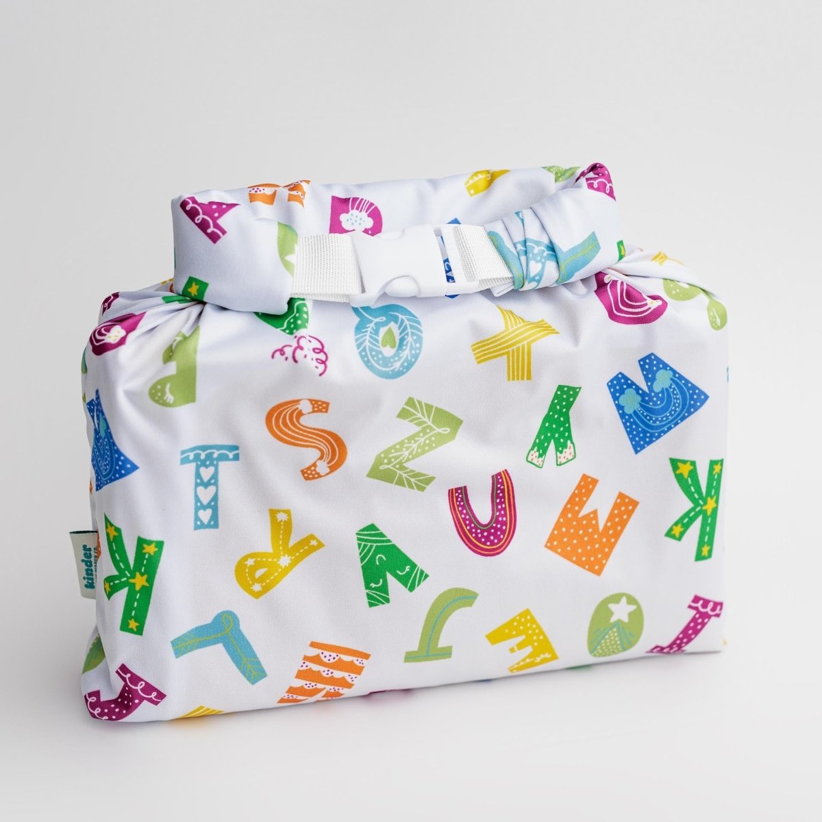 Alphabet Soup - Modern - Cloth - Diapers - Wet Bag - Kinder Cloth Diaper Co. - Pittsburgh - Based - Small - Business - Woman - Owned