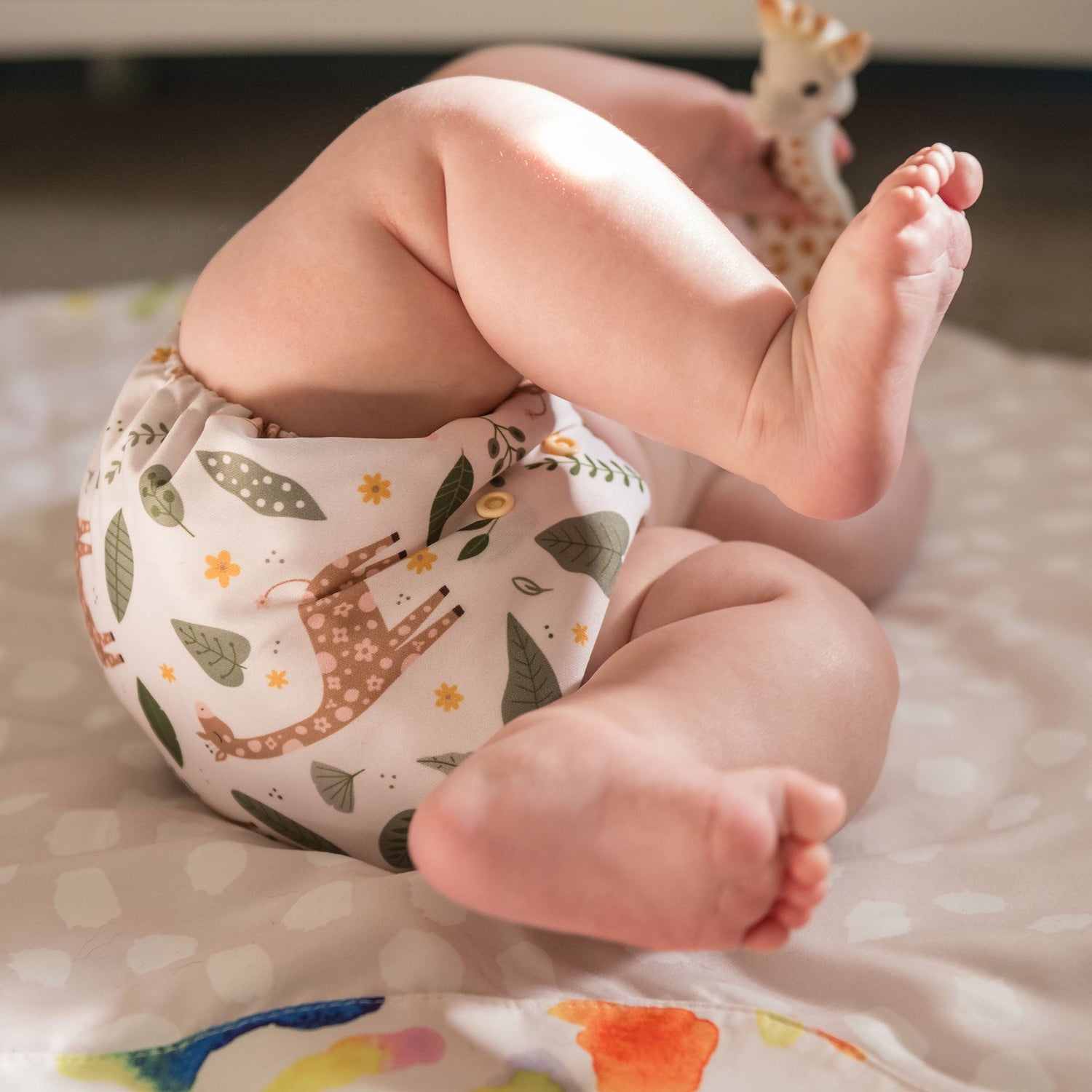 Animals and Insects: Essentials Pocket Cloth Diaper with Athletic Wicking Jersey, Grows with your Baby - Kinder Cloth Diaper Co. - 26 - 03 - 02 - modern reusable cloth diapers and more for birth to potty training - Pittsburgh Based Small Business