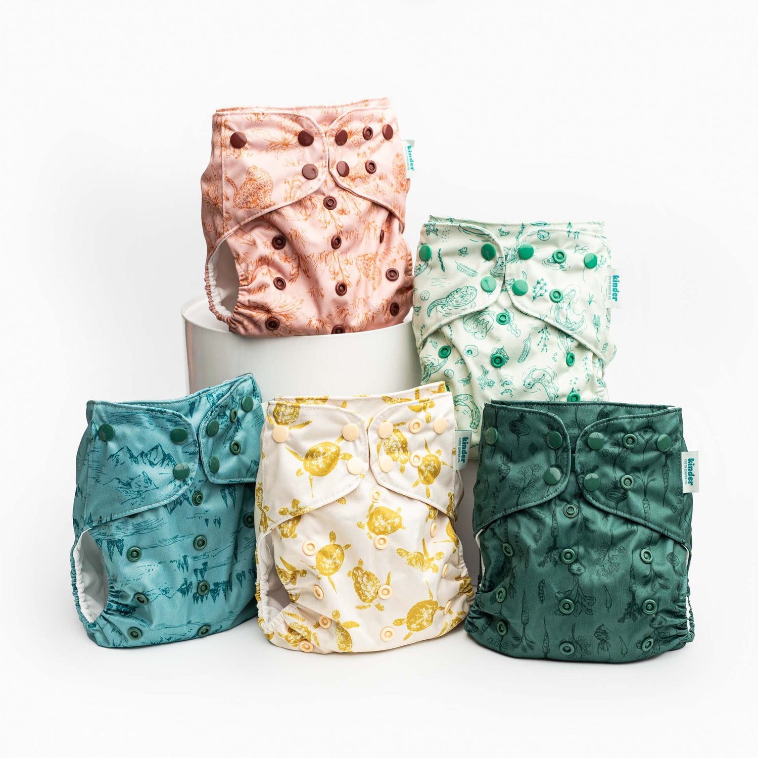 Animals and Insects: Essentials Pocket Cloth Diaper with Athletic Wicking Jersey, Grows with your Baby - Kinder Cloth Diaper Co. - 26 - 03 - 02 - modern reusable cloth diapers and more for birth to potty training - Pittsburgh Based Small Business