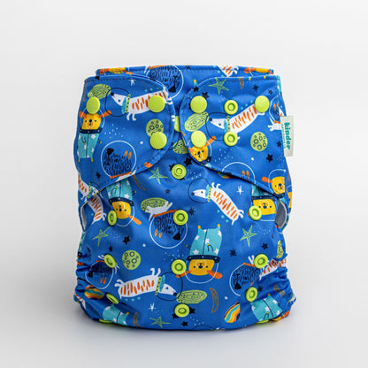 Animals and Insects: Essentials Pocket Cloth Diaper with Athletic Wicking Jersey, Grows with your Baby - Kinder Cloth Diaper Co. - 25 - 04 - 04 - modern reusable cloth diapers and more for birth to potty training - Pittsburgh Based Small Business
