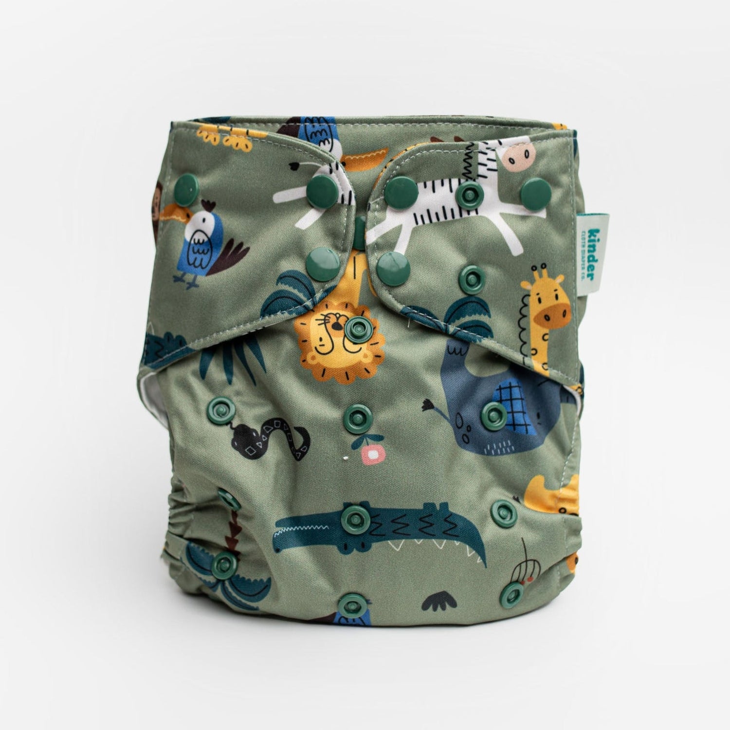 Animals and Insects: Essentials Pocket Cloth Diaper with Athletic Wicking Jersey, Grows with your Baby - Kinder Cloth Diaper Co. - 26 - 04 - 03 - modern reusable cloth diapers and more for birth to potty training - Pittsburgh Based Small Business