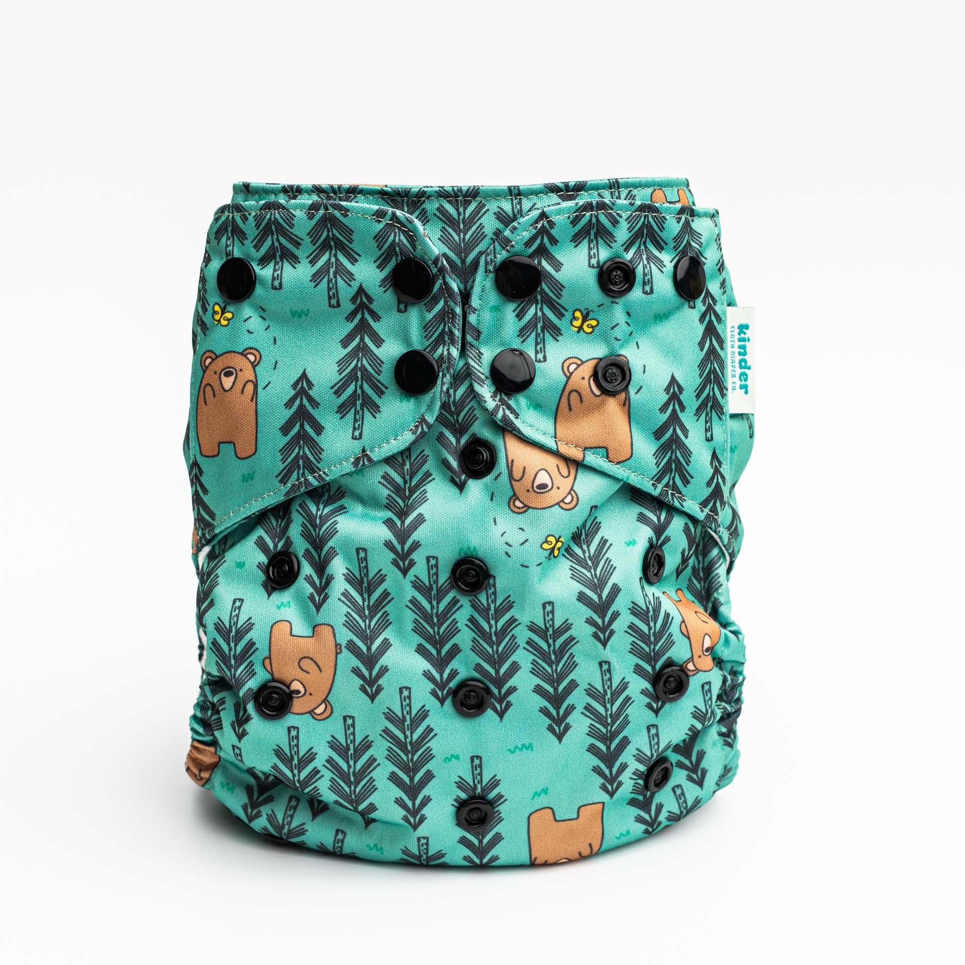 Animals and Insects: Essentials Pocket Cloth Diaper with Athletic Wicking Jersey, Grows with your Baby - Kinder Cloth Diaper Co. - 26 - 06 - 03 - modern reusable cloth diapers and more for birth to potty training - Pittsburgh Based Small Business