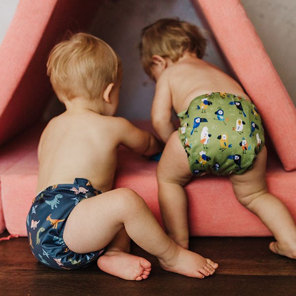 Animals and Insects: Essentials Pocket Cloth Diaper with Athletic Wicking Jersey, Grows with your Baby - Kinder Cloth Diaper Co. - 26 - 03 - 02 - modern reusable cloth diapers and more for birth to potty training - Pittsburgh Based Small Business