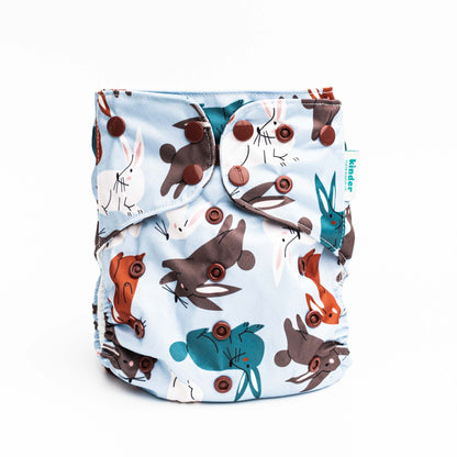 Animals and Insects: Essentials Pocket Cloth Diaper with Athletic Wicking Jersey, Grows with your Baby - Kinder Cloth Diaper Co. - 32 - 04 - 02 - modern reusable cloth diapers and more for birth to potty training - Pittsburgh Based Small Business