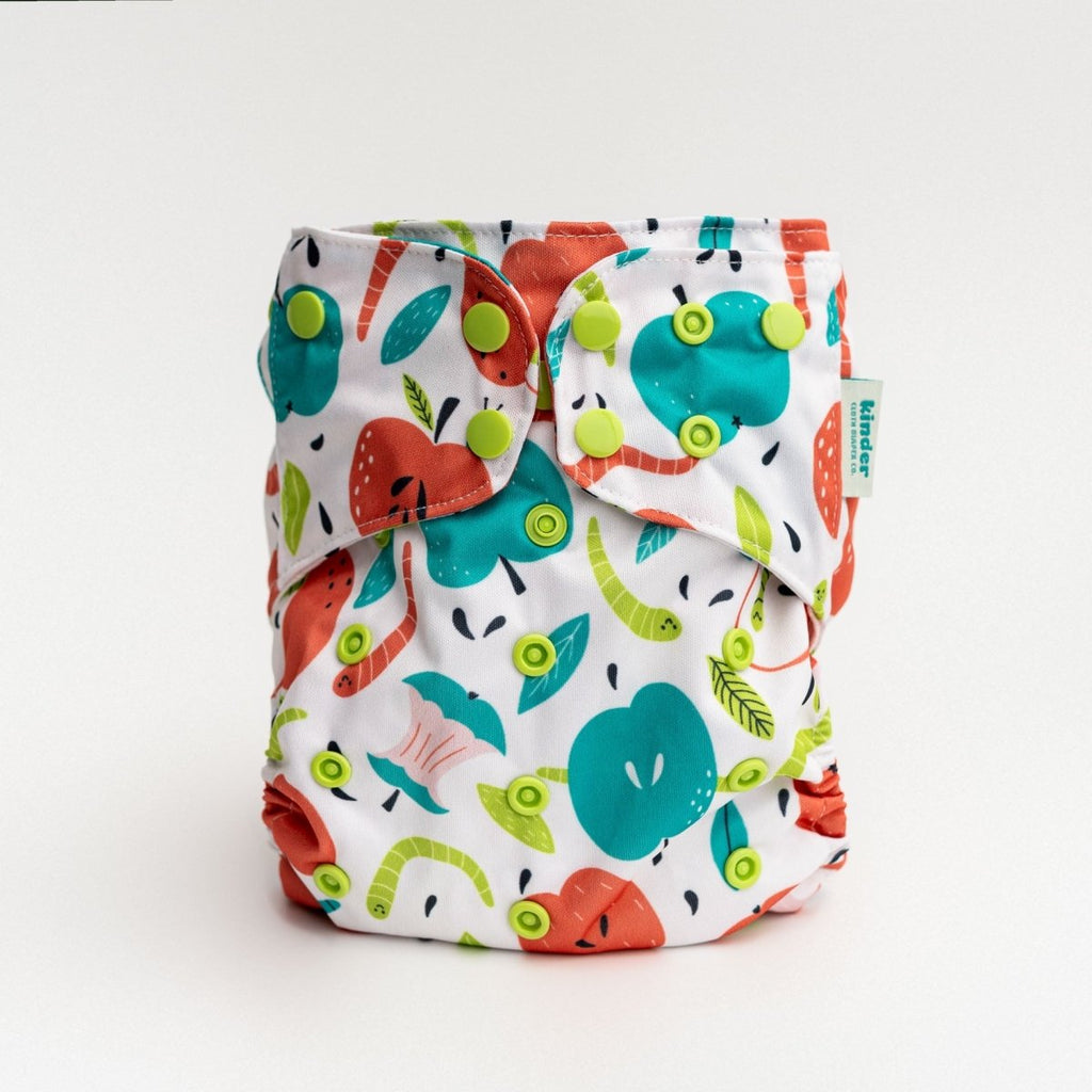 Food: Essentials Pocket Cloth Diaper with Athletic Wicking Jersey, Grows with your Baby - Kinder Cloth Diaper Co. - 27 - 03 - 04 - modern reusable cloth diapers and more for birth to potty training - Pittsburgh Based Small Business