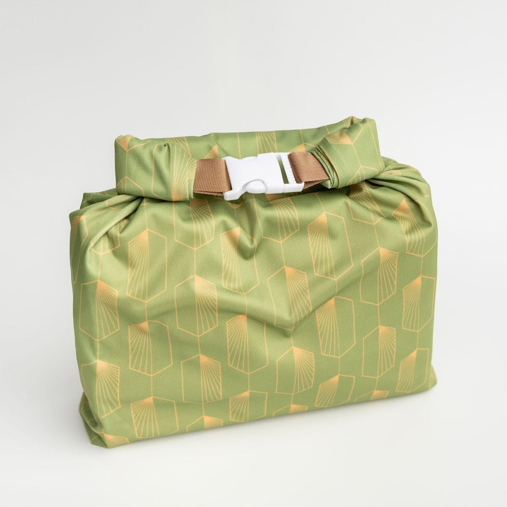Art Deco - Green - Modern - Cloth - Diapers - Wet Bag - Kinder Cloth Diaper Co. - Pittsburgh - Based - Small - Business - Woman - Owned