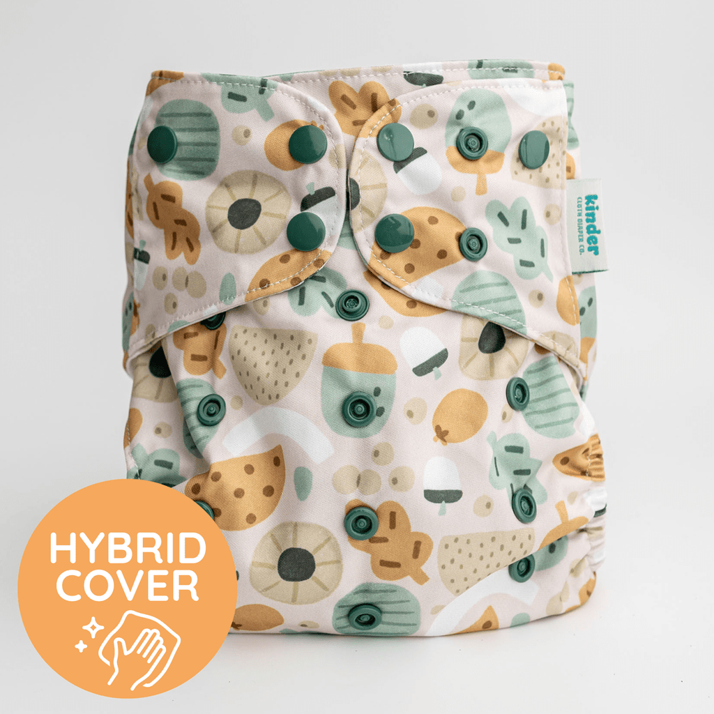 Autumn Breeze - Modern - Cloth - Diapers - Diaper Cover - Kinder Cloth Diaper Co. - Pittsburgh - Based - Small - Business - Woman - Owned