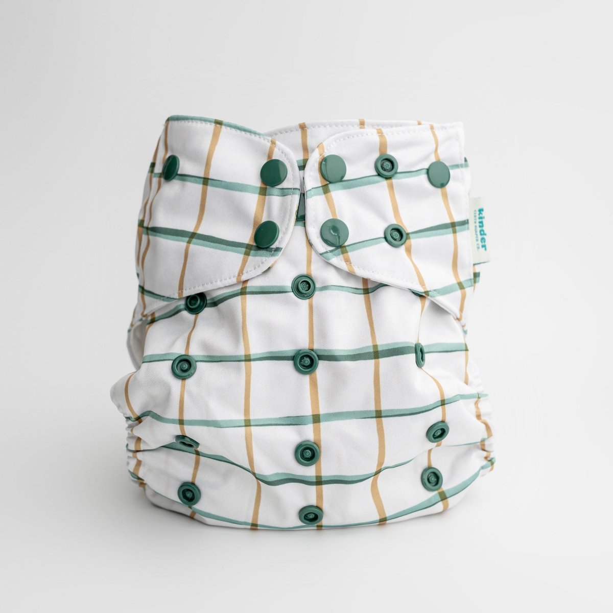 Autumn Plaid - Modern - Cloth - Diapers - Pocket Diaper - Kinder Cloth Diaper Co. - Pittsburgh - Based - Small - Business - Woman - Owned