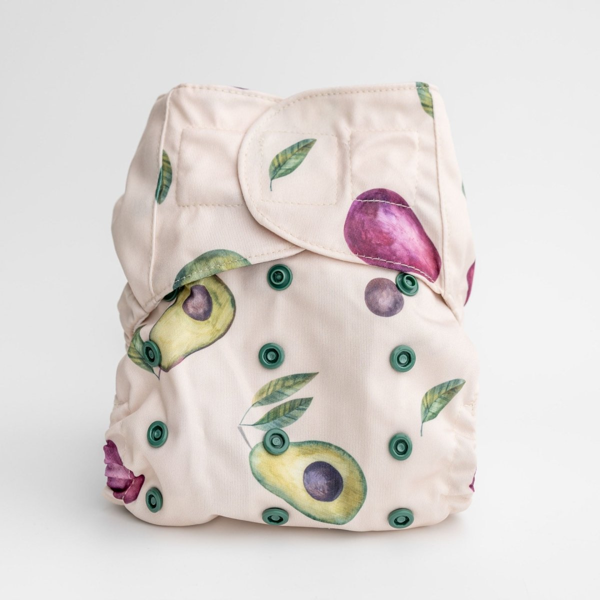 Avocado - Watercolor - Modern - Cloth - Diapers - Luxe Pocket Diaper - Kinder Cloth Diaper Co. - Pittsburgh - Based - Small - Business - Woman - Owned