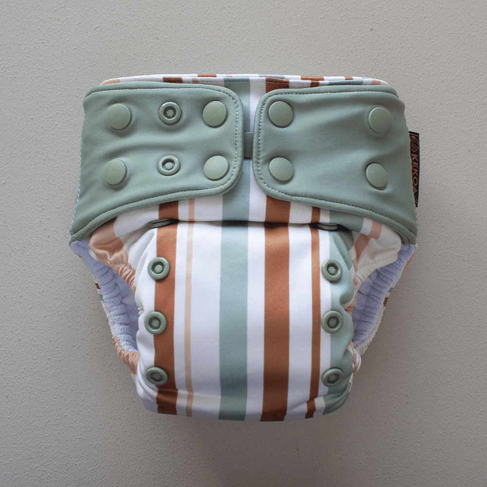 Awning (Seafoam Wings) - Modern - Cloth - Diapers - Cloth Diaper - Kinder Cloth Diaper Co. - Pittsburgh - Based - Small - Business - Woman - Owned