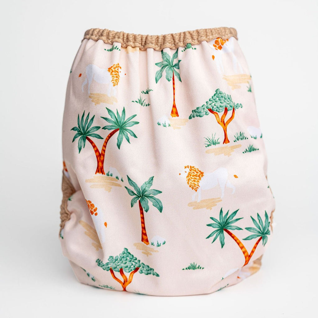 Beach Bum - Modern - Cloth - Diapers - Diaper Cover - Kinder Cloth Diaper Co. - Pittsburgh - Based - Small - Business - Woman - Owned